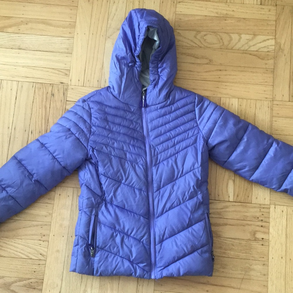 Purple winter coat